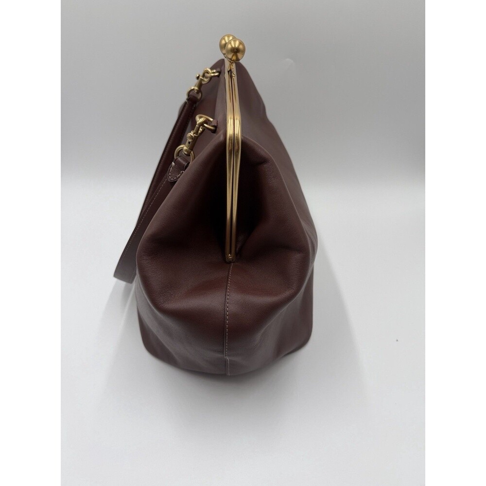 Coach Large Oversized Kisslock Frame Shoulder Clutch Bag - Picture 5 of 16